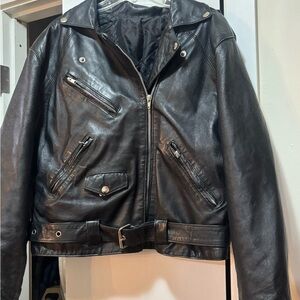 Black leather Jacket